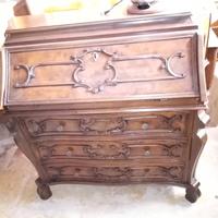 Ribalta con segreti in noce 