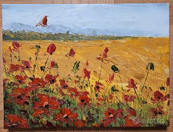 dipinto olio su tela