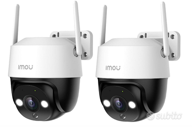 Kit Telecamera Wi-Fi Esterno 2K Visione Notturna