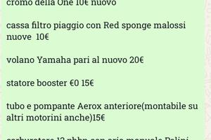ricambi Minarelli orizzontale/verticale/piaggio