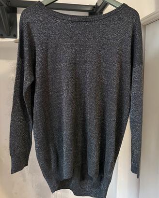 Maglione | Grigio & Dorato | L