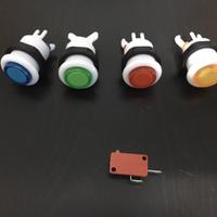 100 Pulsanti Arcade American Button 28mm con Micro