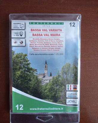 Carta escursionistica Bassa Val Varaita 