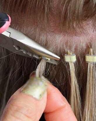 EXTENSION CAPELLI con MICROANELLI 100% REMY TOP