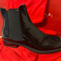 Stivaletto in pelle lucida Ferrari nuovo