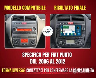 Fiat Grande Punto KIT COMPLETO Autoradio android