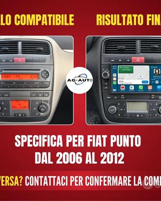Fiat Grande Punto KIT COMPLETO Autoradio android