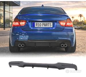 DIFFUSORE BMW E90 E91 LOOK M3 NERO OPACO