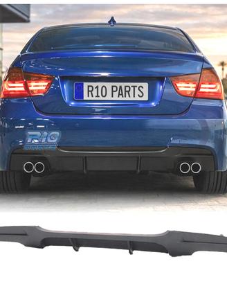 DIFFUSORE BMW E90 E91 LOOK M3 NERO OPACO