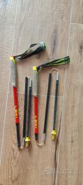 Bastoncini leki carbonio 125cm