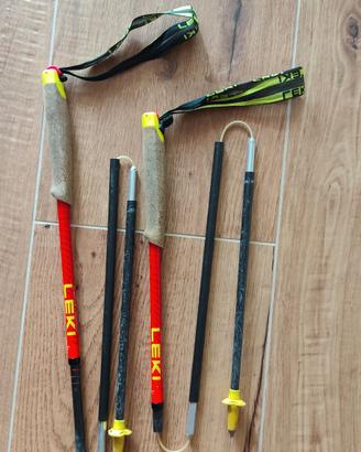 Bastoncini leki carbonio 125cm