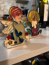 portacandele artistico stile tiffany 