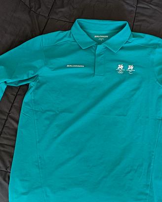 polo maglia tecnica Salomon Milano Cortina 2026  S