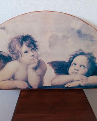 STAMPA SU LEGNO ANGELI DI RAFFAELLO SANZIO