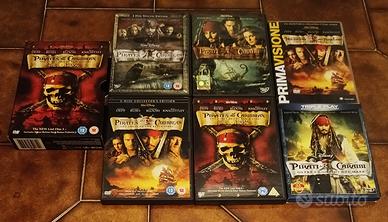 Lotto Film Saga Pirati dei Caraibi Jack Sparrow