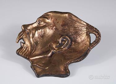 Portacenere in bronzo anni ’40 mandarino cinese