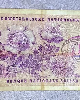 Banconota 10 Franchi Svizzeri 1968