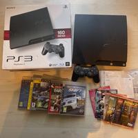 PlayStation 3 160GB,5 giochi,Scatola e Garanzia