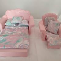 Barbie Divano e poltrona Sweet Roses 