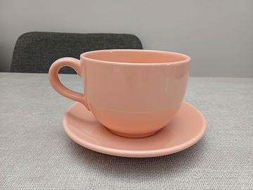 Tazza + piattino - per latte - grande