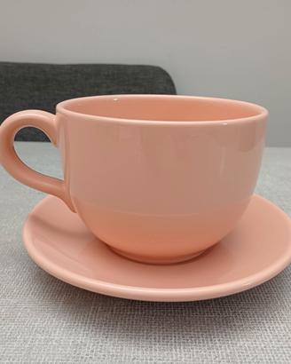 Tazza + piattino - per latte - grande