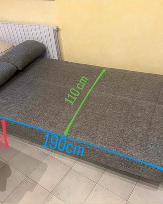 Divano letto con contenitore