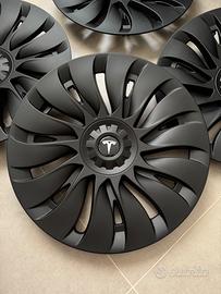 4 copri cerchi Storm neri - Tesla Model Y 19"