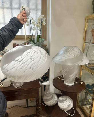Lampadario + lampada + abat jour