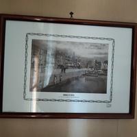 quadro con stampa antica