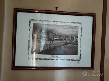 quadro con stampa antica