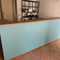 Scrivania front desk artigianale