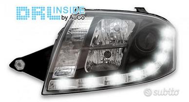 Fari anteriori Audi tt 8n Led DRL Diurni Omologati