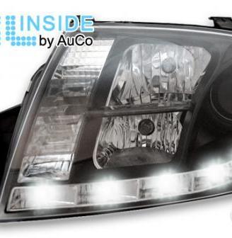 Fari anteriori Audi tt 8n Led DRL Diurni Omologati