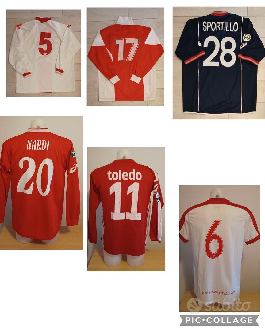 Maillot Triestina Match Worn 1993/94 - Taille XL #14 Asics - Collector Football