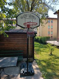 Canestro da basket regolabile in altezza 50€