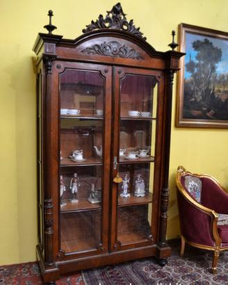 Libreria due sportelli  XX secolo stile Umbertino