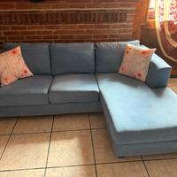 divano con chaise longue a dx