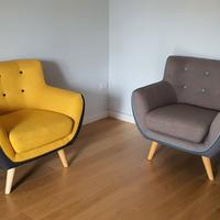 Poltrone d'arredo stile scandinavo