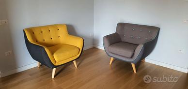 Poltrone d'arredo stile scandinavo
