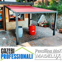 Pensilina casa tettoia pergola box auto gazebo PVC