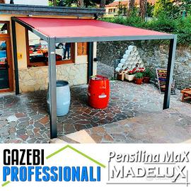 Pensilina casa tettoia pergola box auto gazebo PVC