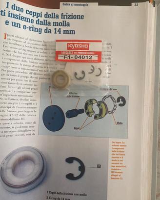 Modellismo frizione motore Ferrari de Agostini