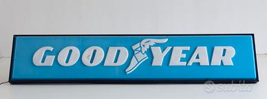 insegne luminose  Goodyear grande anni 70