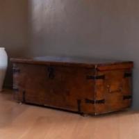 Cassapanca forziere con maniglie