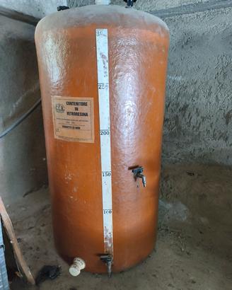 botte in vetroresina 350L