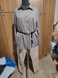 set camicia e pantaloni donna 