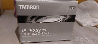 Obiettivo Tamron Canon 18-200 3.5-6.3 Di II VC