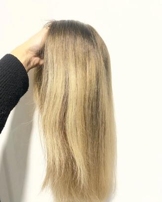 Parrucca di capelli veri europei