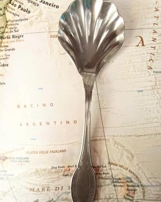 Cucchiaio da bon bon zucchero fine 800 Silver