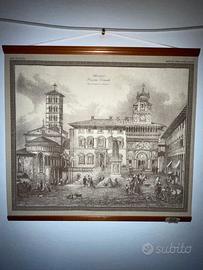 Stampa  copia Arezzo Piazza Grande